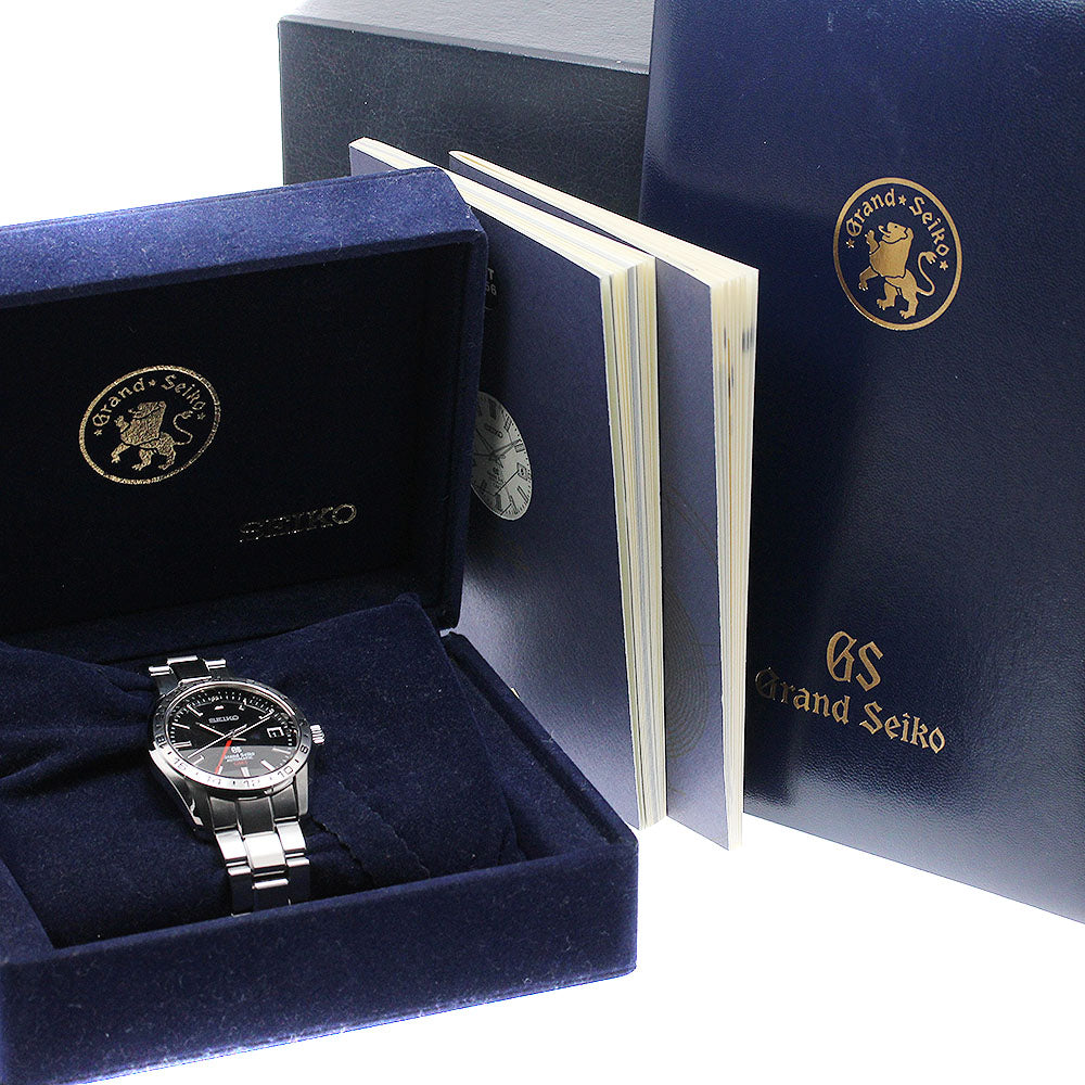 SEIKO Grand Seiko SBGM001/9S56-00A0 GMT Black Dial Automatic Men's Watch_935804