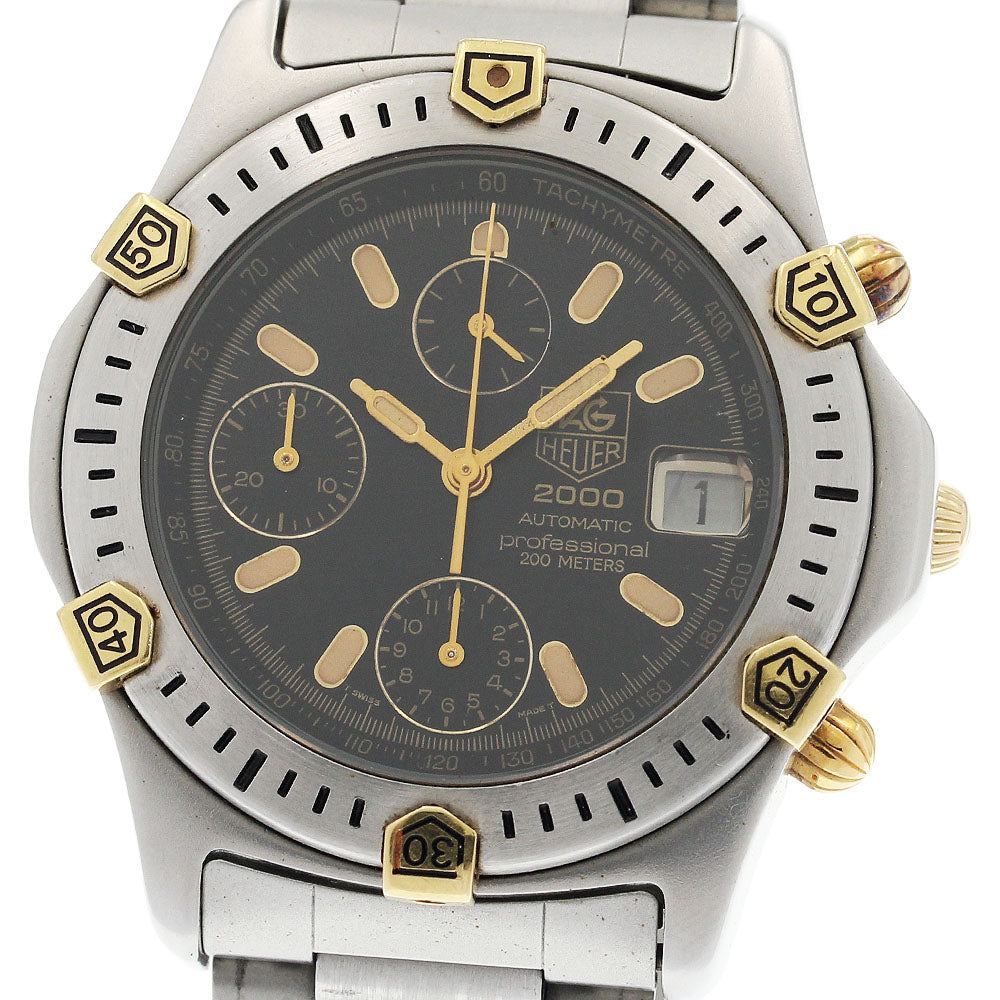 TAG HEUER 2000 series 165.306 Chronograph black Dial Automatic Men's_935810