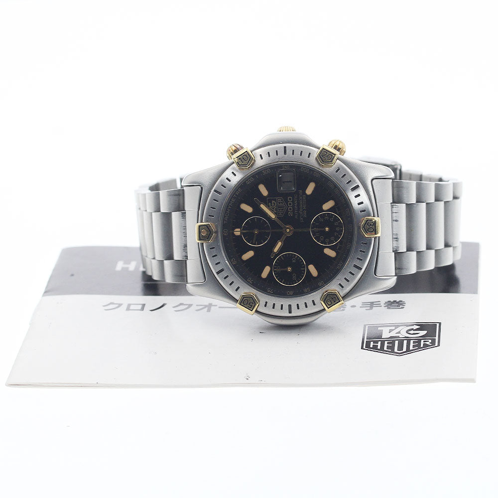 TAG HEUER 2000 series 165.306 Chronograph black Dial Automatic Men's_935810