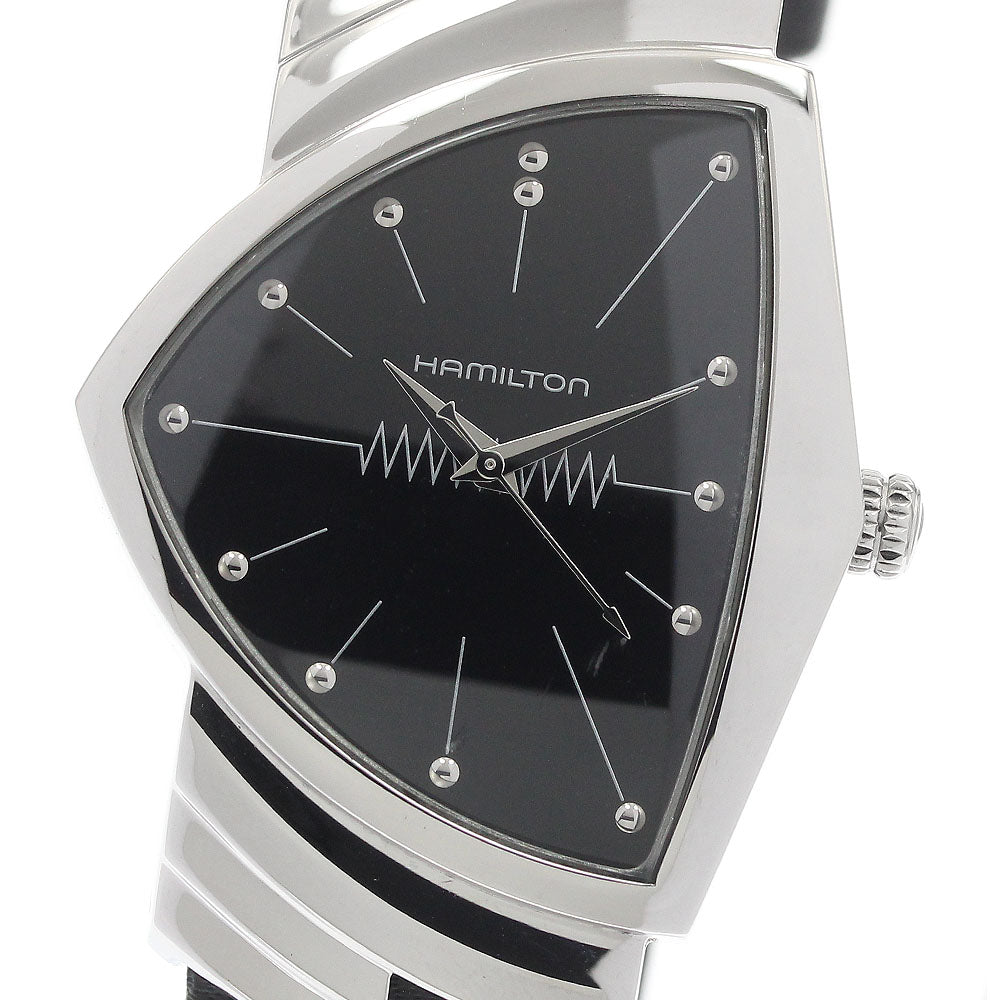 HAMILTON Ventura H244112 Black Dial Quartz Men's Watch_935826