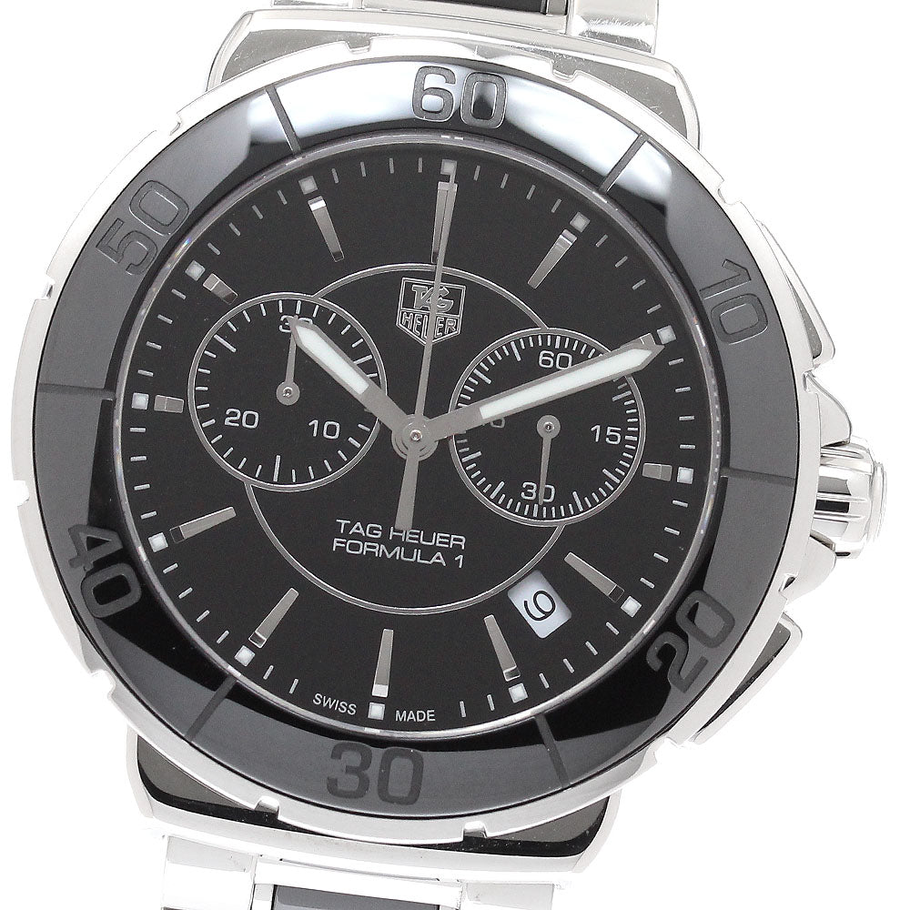 TAG HEUER Formula 1 CAH1210 Chronograph black Dial Quartz Men's Watch_935828