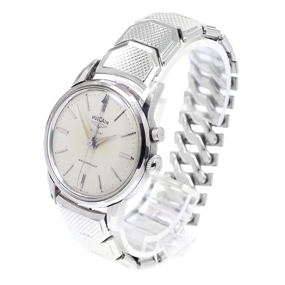 VULCAIN cricket 303006 Alarm cal.120 Silver Dial Hand Winding Men's Watch_935838
