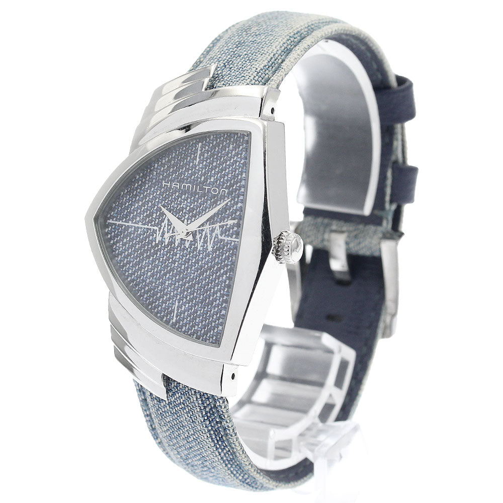 HAMILTON Ventura H244112 blue Dial Quartz Men's Watch_935840