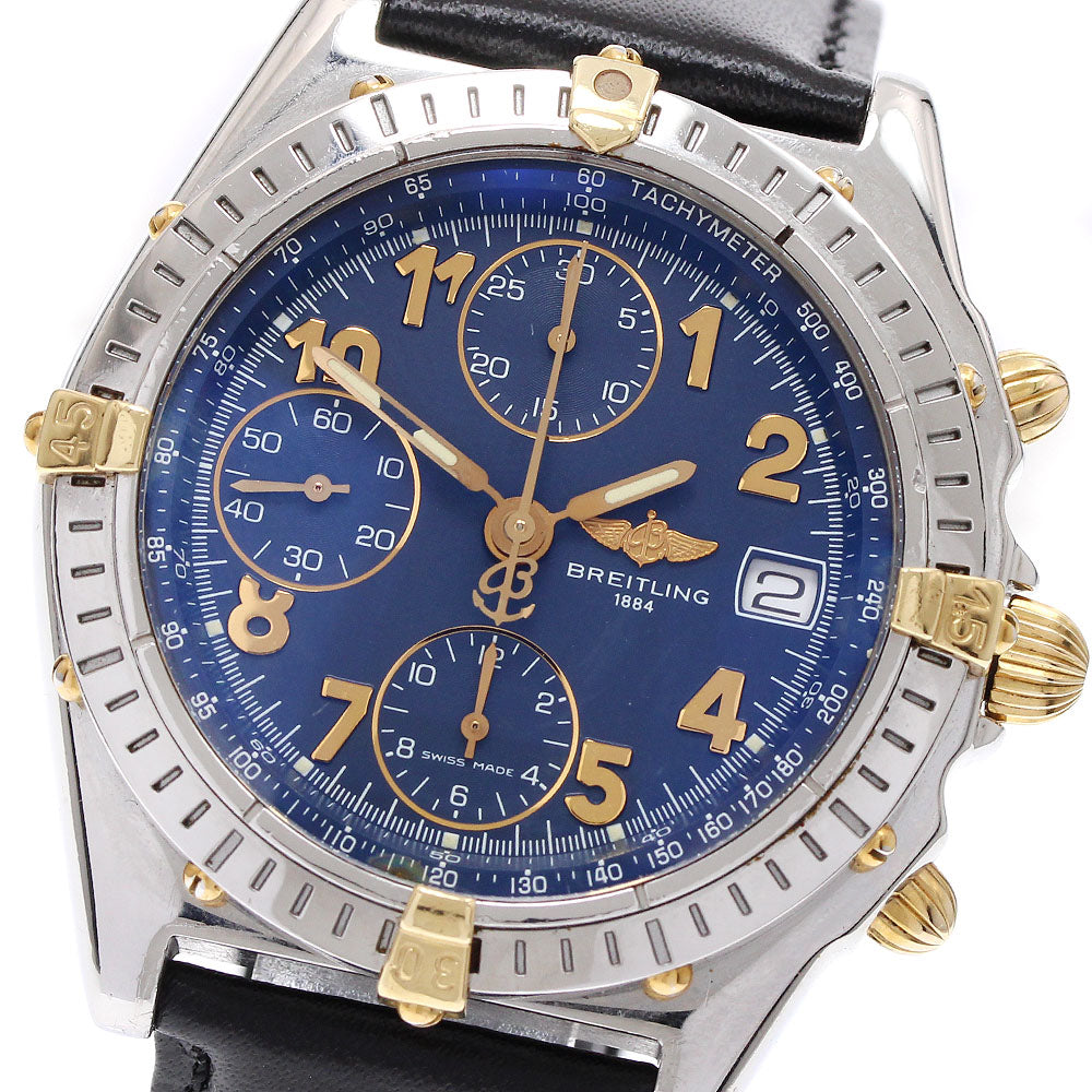 BREITLING Chronomat Bikoro B13050.1 Date Navy Dial Automatic Men's Watch_935845
