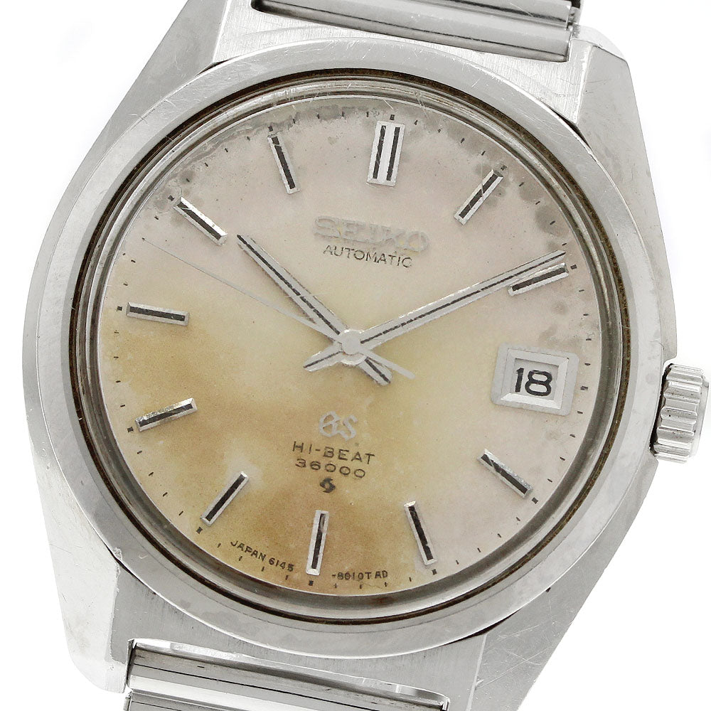 SEIKO Grand Seiko Hi-Beat 36000 6145-8000 Silver Dial Automatic Men's_935866