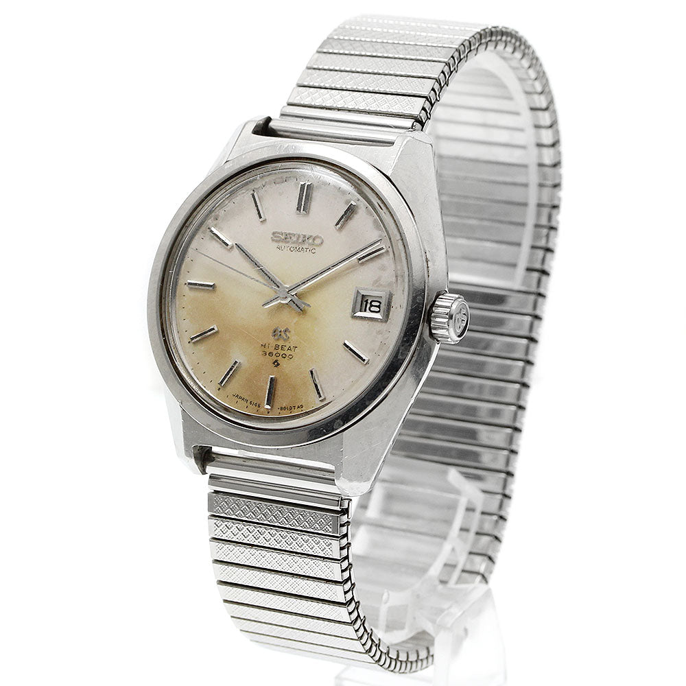 SEIKO Grand Seiko Hi-Beat 36000 6145-8000 Silver Dial Automatic Men's_935866