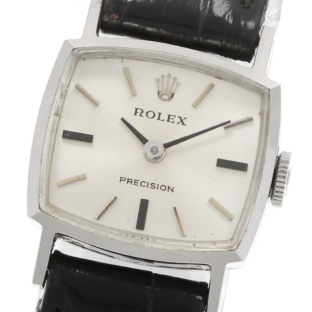 ROLEX Precision 2652 vintage cal.1400 Silver Dial Hand Winding Ladies Watch_935879