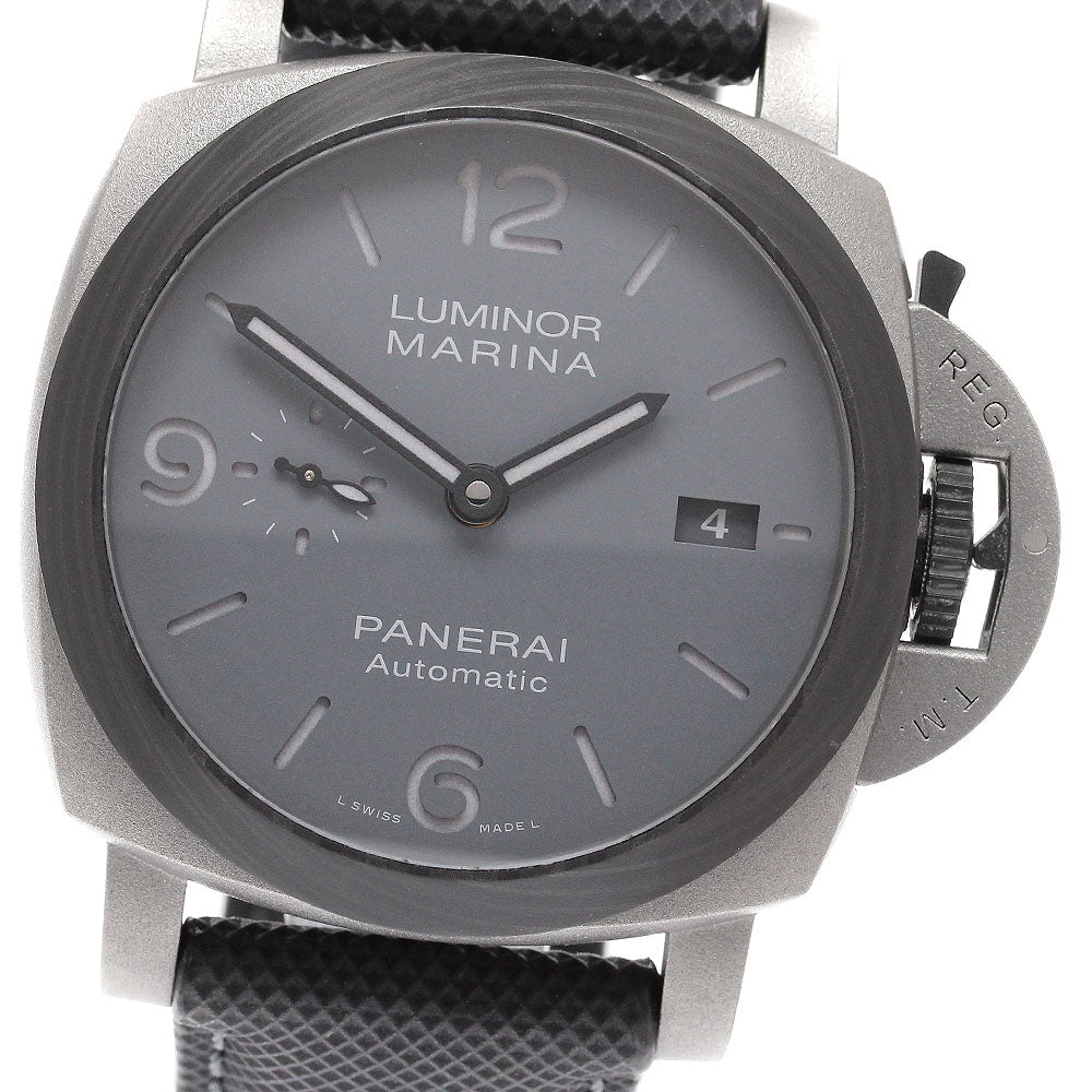 PANERAI Luminor Marina Tuttogrigio PAM01662 Date Automatic Men's Watch_935887