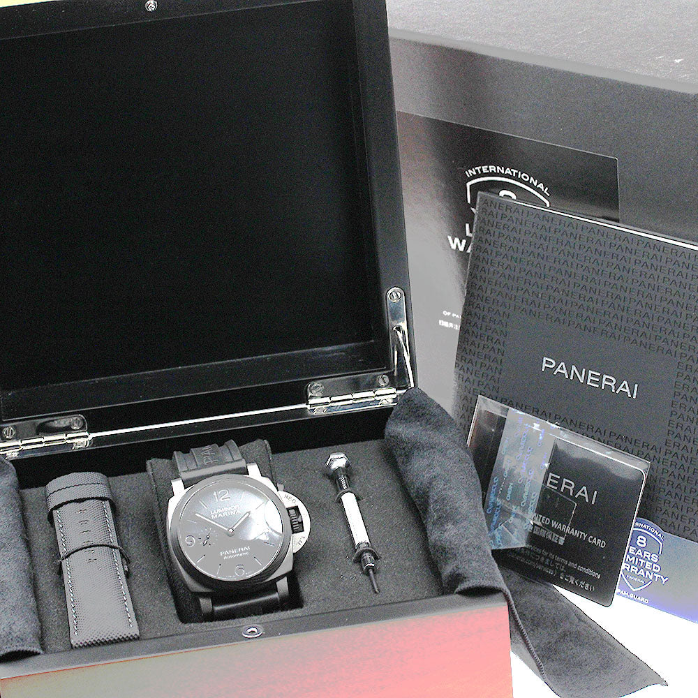 PANERAI Luminor Marina Tuttogrigio PAM01662 Date Automatic Men's Watch_935887