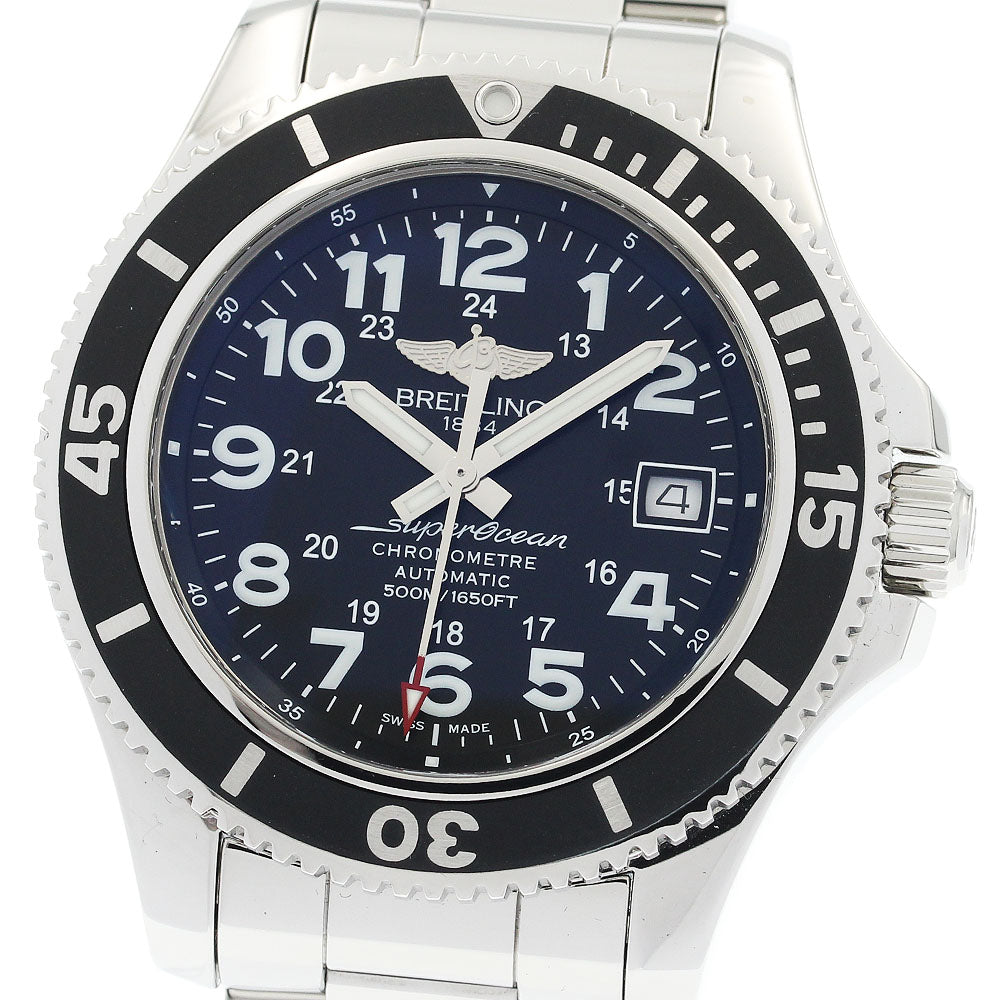 BREITLING Super Ocean II 42 A17365 Date black Dial Automatic Men's Watch_935924