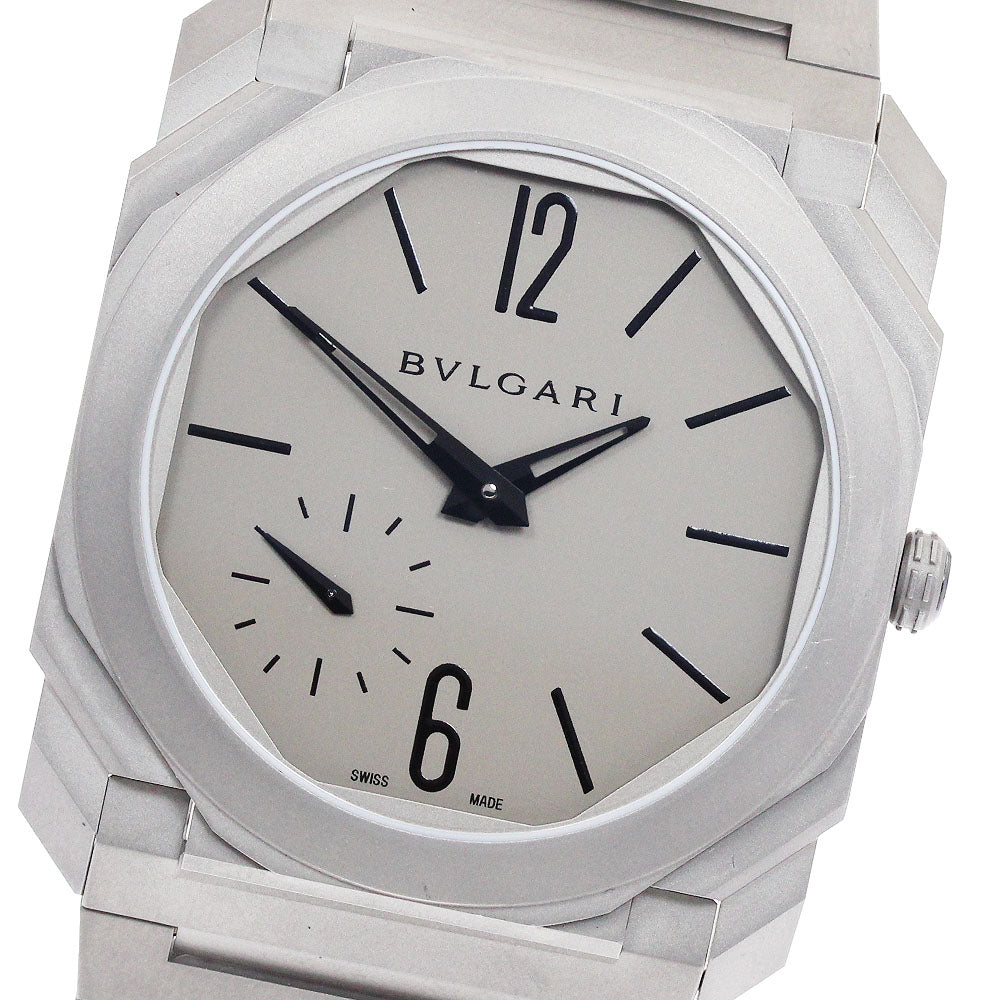 BVLGARI Octo Finissimo BGO40TXT/102713 gray Dial Automatic Men's Watch_935933