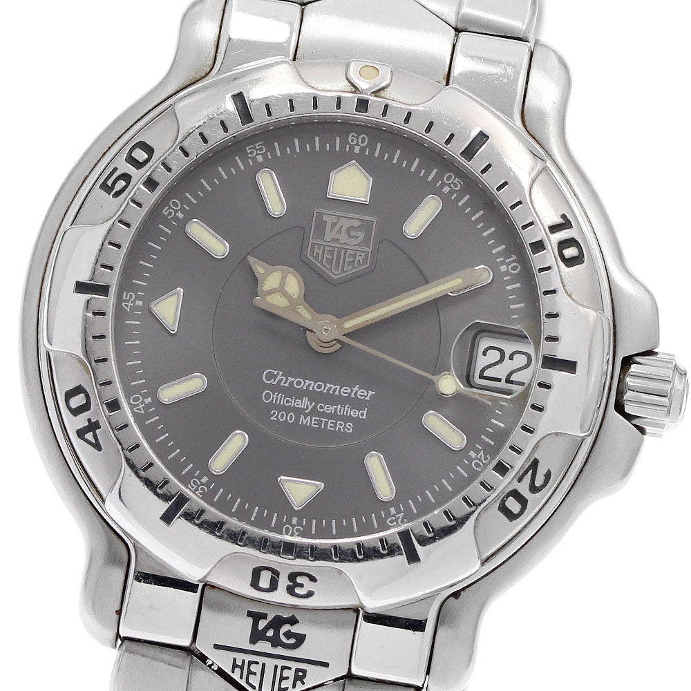 TAG HEUER 6000 series WH5212-K1 Date gray Dial Automatic Boy's Watch_935940