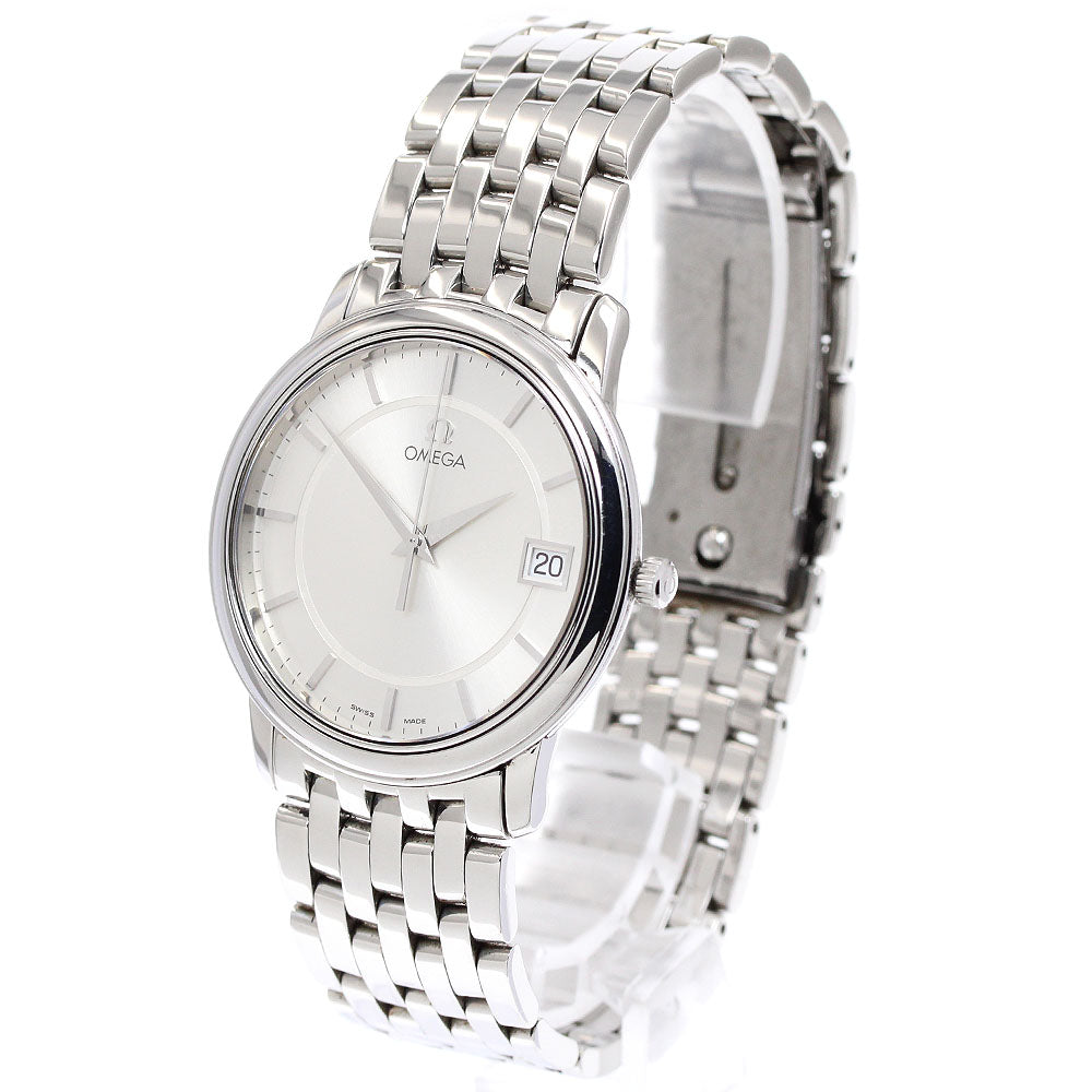 OMEGA De Ville Prestige 4510.31 Date Silver Dial Quartz Men's Watch_935949