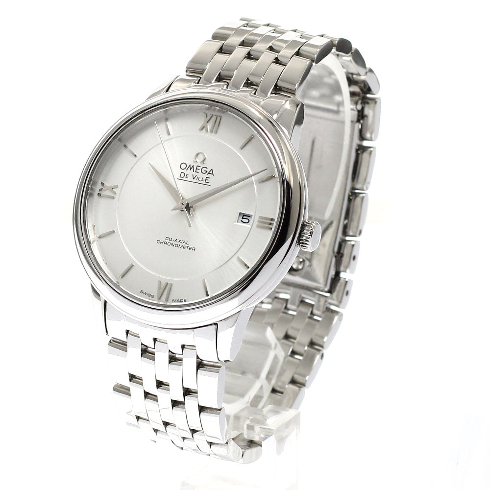 OMEGA De Ville Prestige 424.10.37.20.02.001 Co-Axial Silver Dial AT Men's_935953