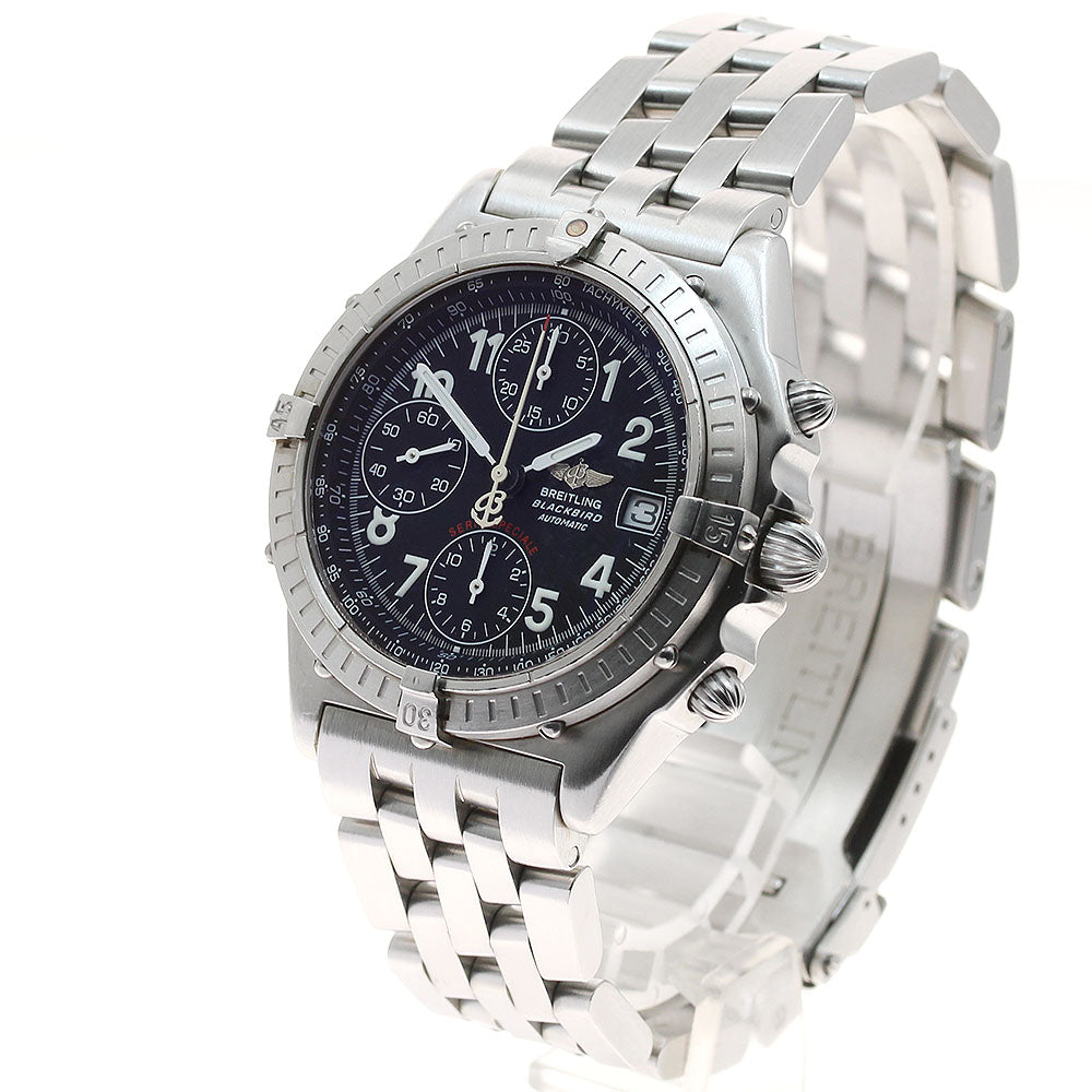 BREITLING Chronomat Blackbird A13350 Date black Dial Automatic Men's_935955