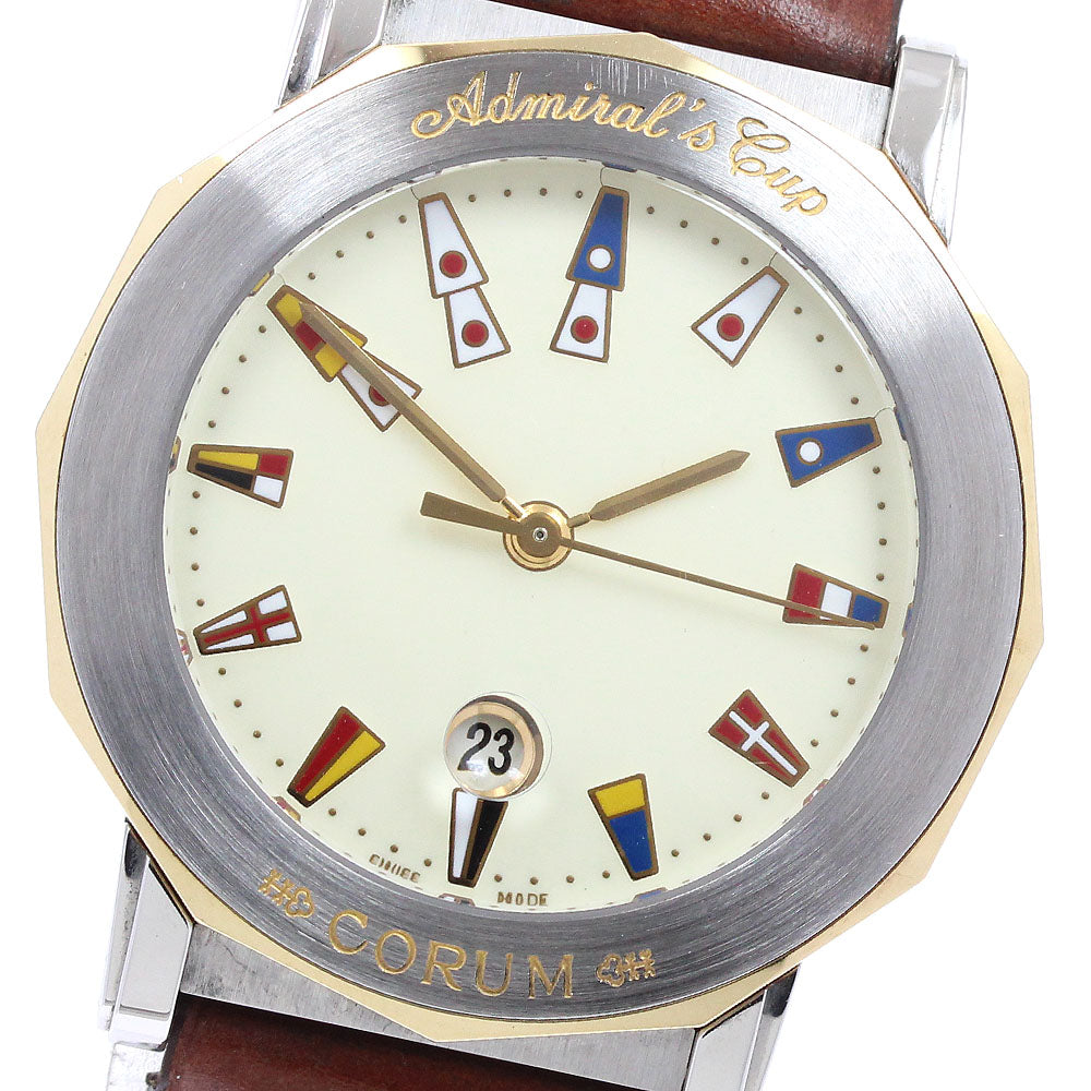 CORUM Admirals cup 99.330.21 beige Dial Quartz Men's Watch_935981
