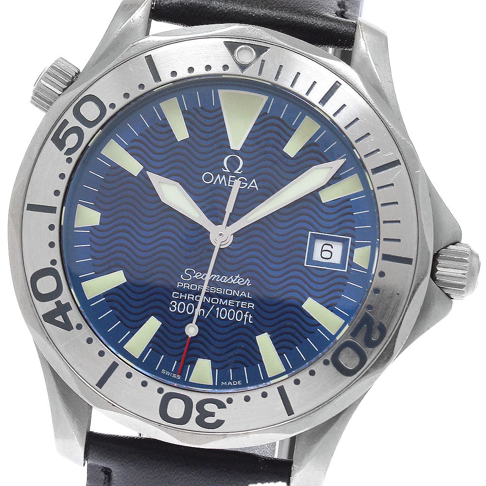 OMEGA Seamaster300 2231.80 Date Blue Dial Automatic Men's Watch_935992