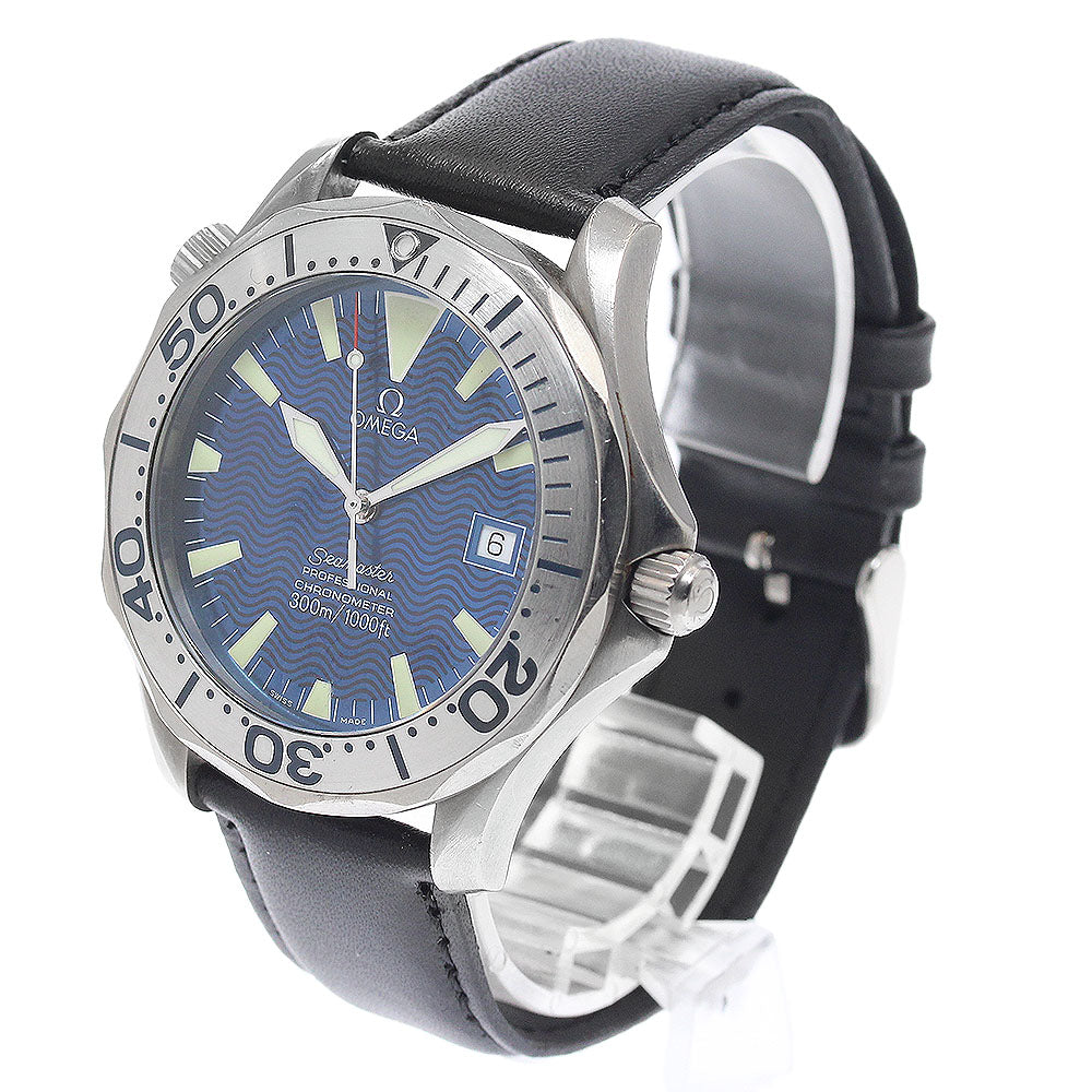 OMEGA Seamaster300 2231.80 Date Blue Dial Automatic Men's Watch_935992