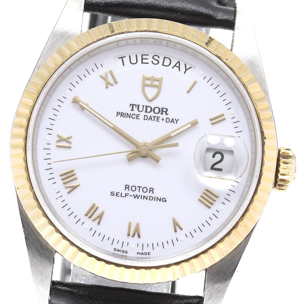 TUDOR Prince Date Day 76213 White Dial Automatic Men's Watch_936015