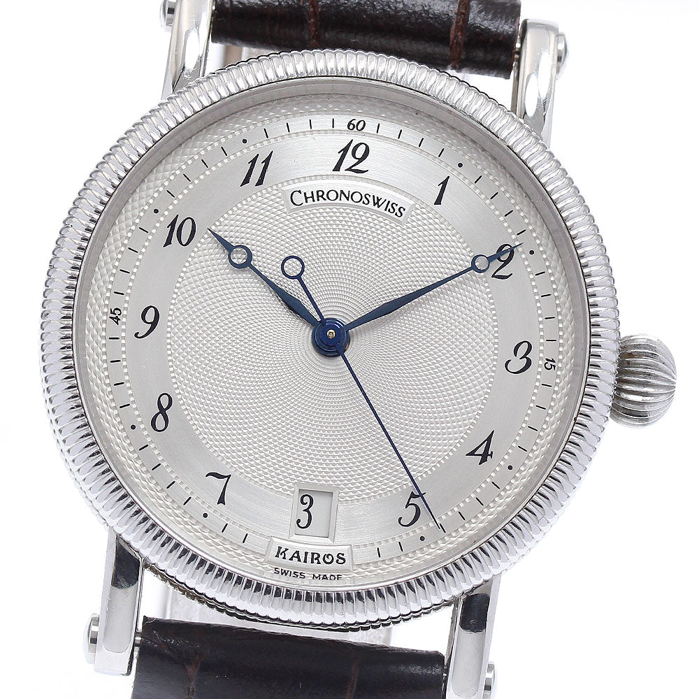 Chronoswiss Cairos CH2823M Date Silver Dial Automatic Men's Watch_936018