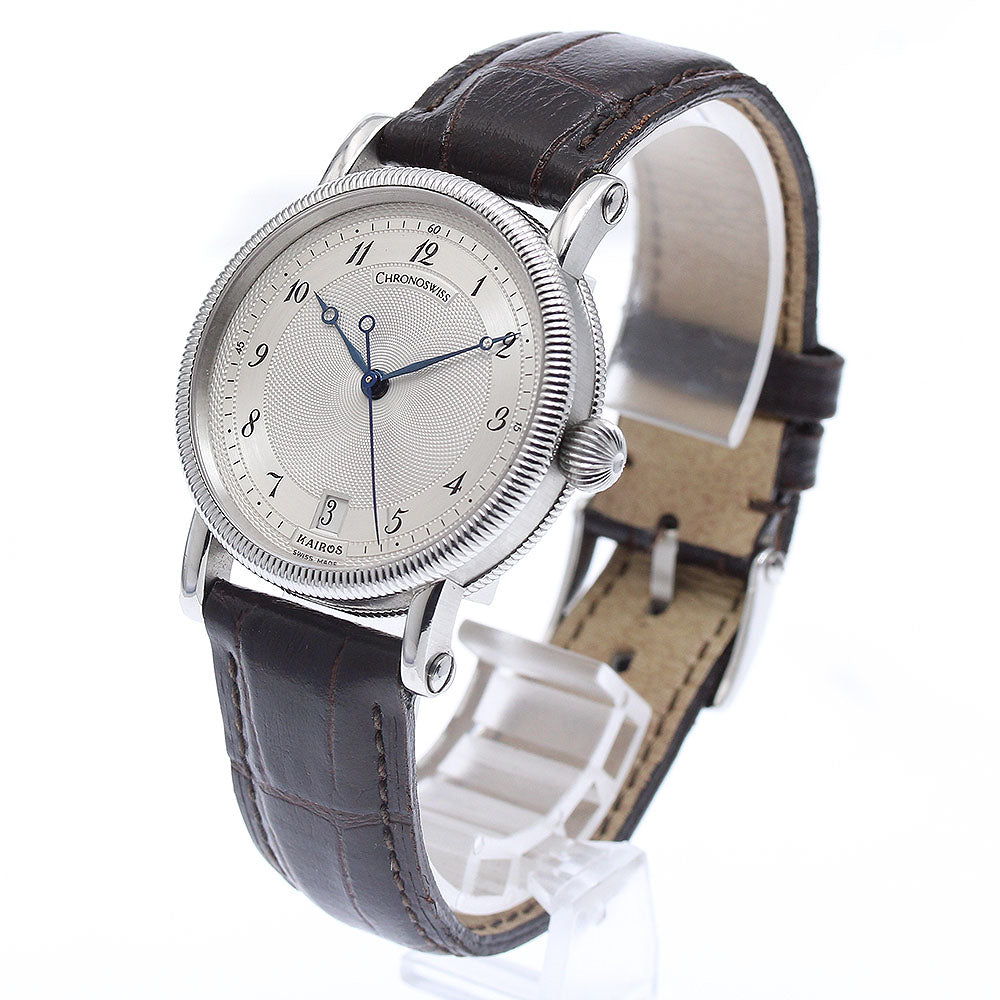 Chronoswiss Cairos CH2823M Date Silver Dial Automatic Men's Watch_936018