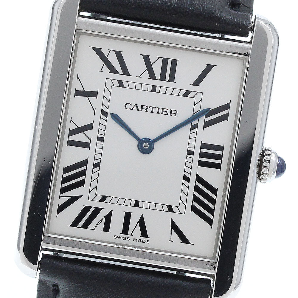 CARTIER Tank solo Silver Dial Quartz Men's Watch_936019