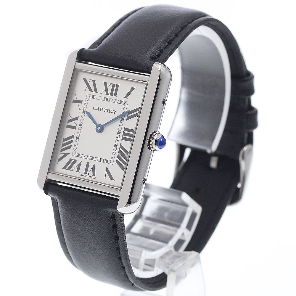CARTIER Tank solo Silver Dial Quartz Men's Watch_936019