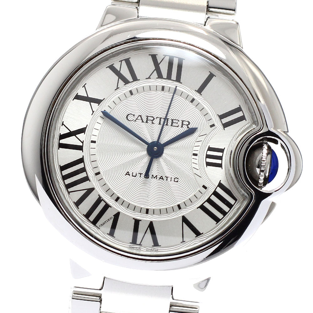 CARTIER Baron Blue MM W6920071 Silver Dial Automatic Boy's Watch_936021