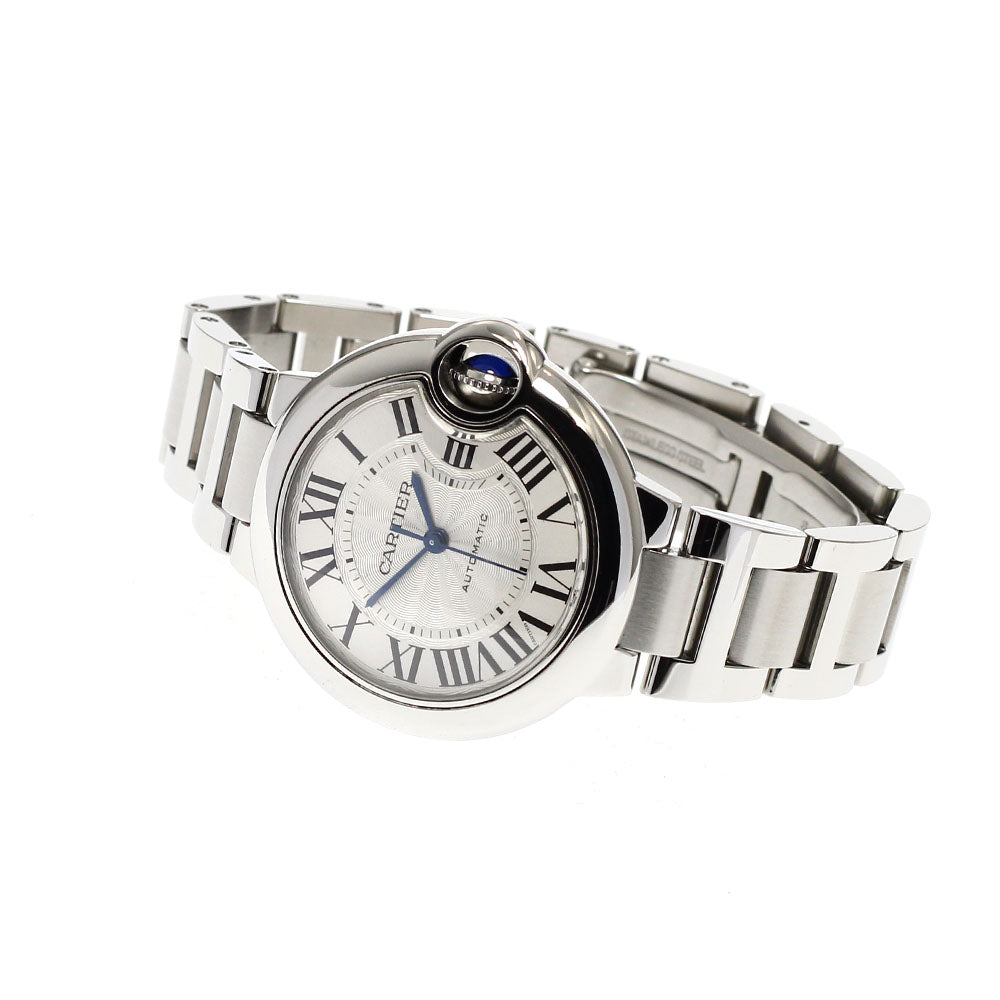CARTIER Baron Blue MM W6920071 Silver Dial Automatic Boy's Watch_936021