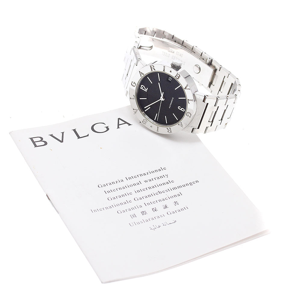 BVLGARI BVLGARIBVLGARI BB33SS Date Black Dial Automatic Men's Watch_936026