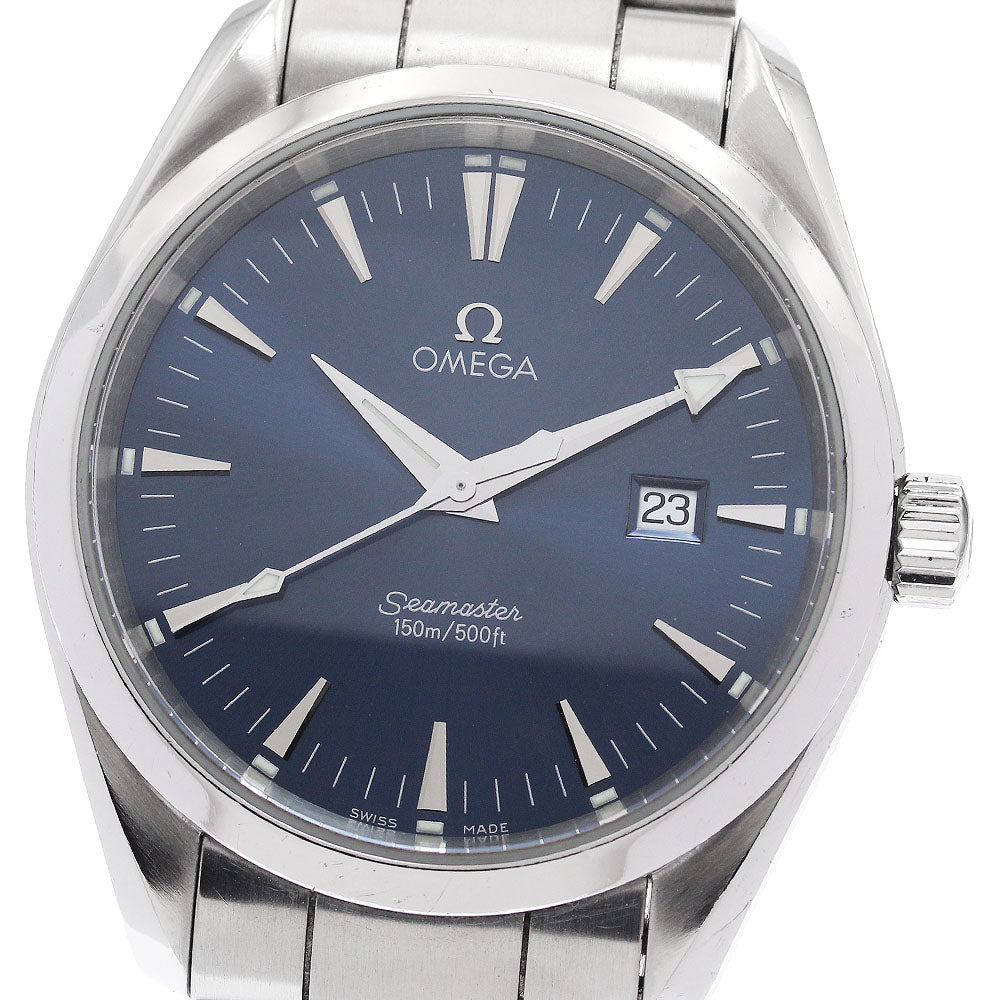 OMEGA Seamaster Aqua Terra 2517.80 Date Navy Dial Quartz Men's Watch_936045