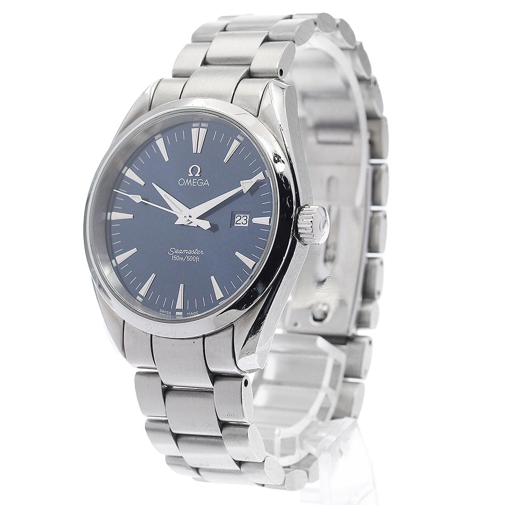 OMEGA Seamaster Aqua Terra 2517.80 Date Navy Dial Quartz Men's Watch_936045