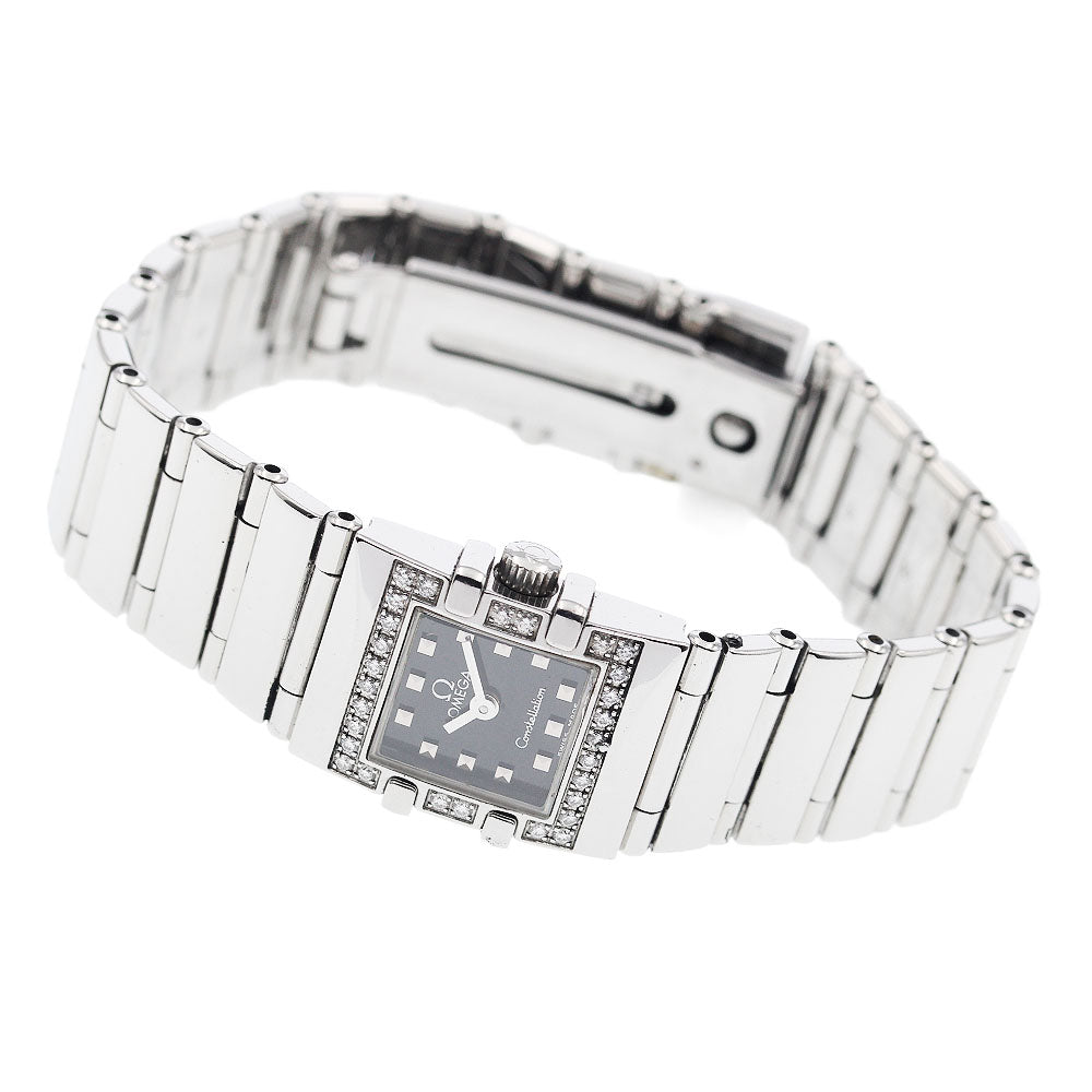 OMEGA Constellation Quadra 1537.51 Diamond Bezel black Dial Quartz Ladies_936051