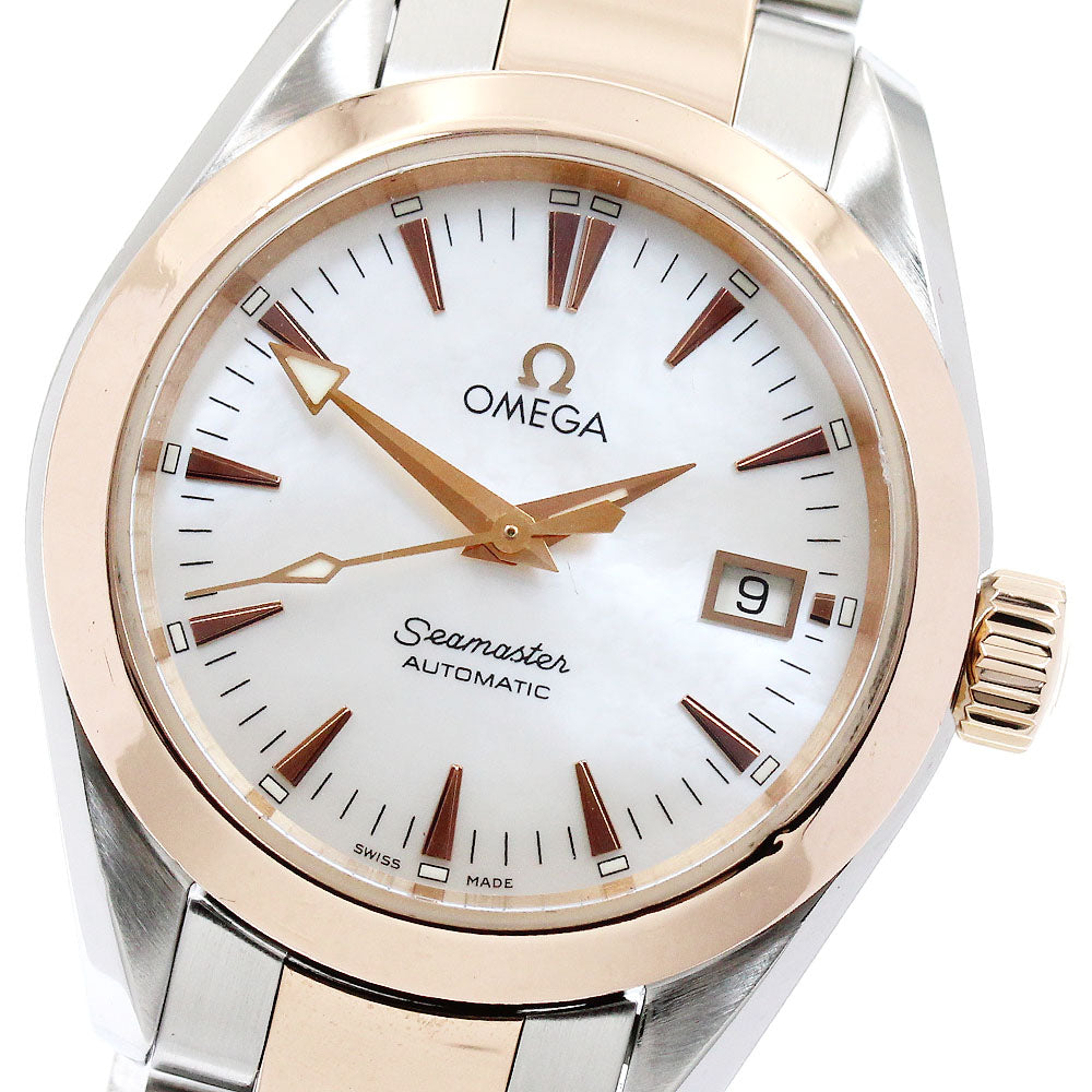 OMEGA Seamaster Aqua Terra 2373.70 Date White shell Dial Automatic Ladies Watch_936085