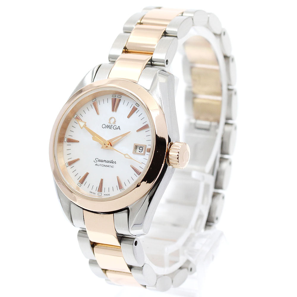 OMEGA Seamaster Aqua Terra 2373.70 Date White shell Dial Automatic Ladies Watch_936085