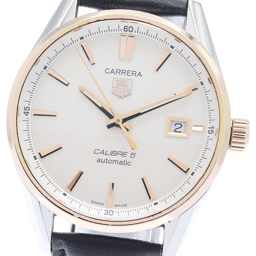 TAG HEUER Carrera Caliber 5 WAR215D Silver Dial Automatic Men's Watch_936089