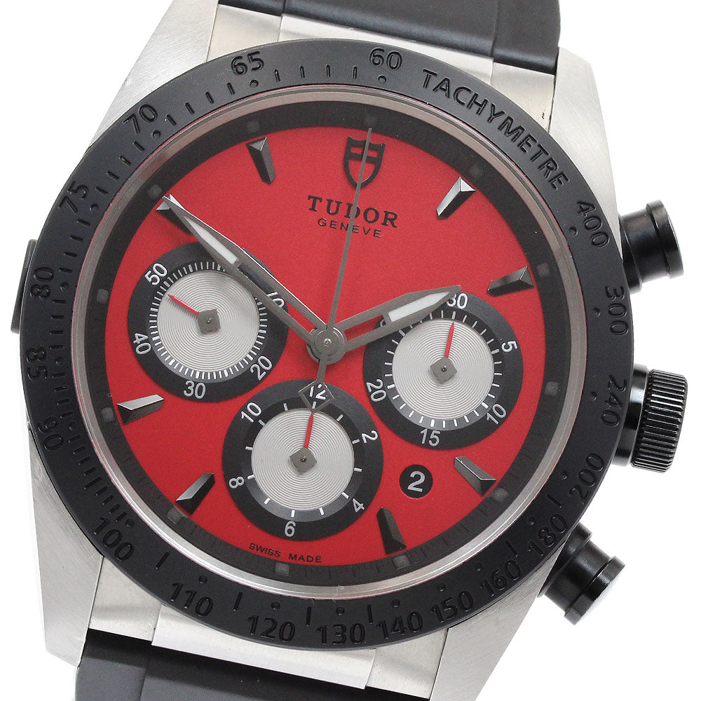 TUDOR Fast rider 42010N Chronograph Red Dial Automatic Men's Watch_936139