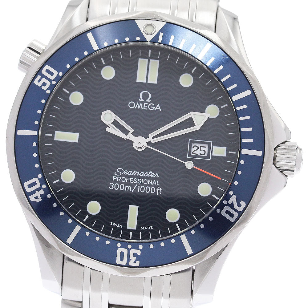 OMEGA Seamaster 300 2541.80 Date Navy Dial Quartz Men's Watch_936152