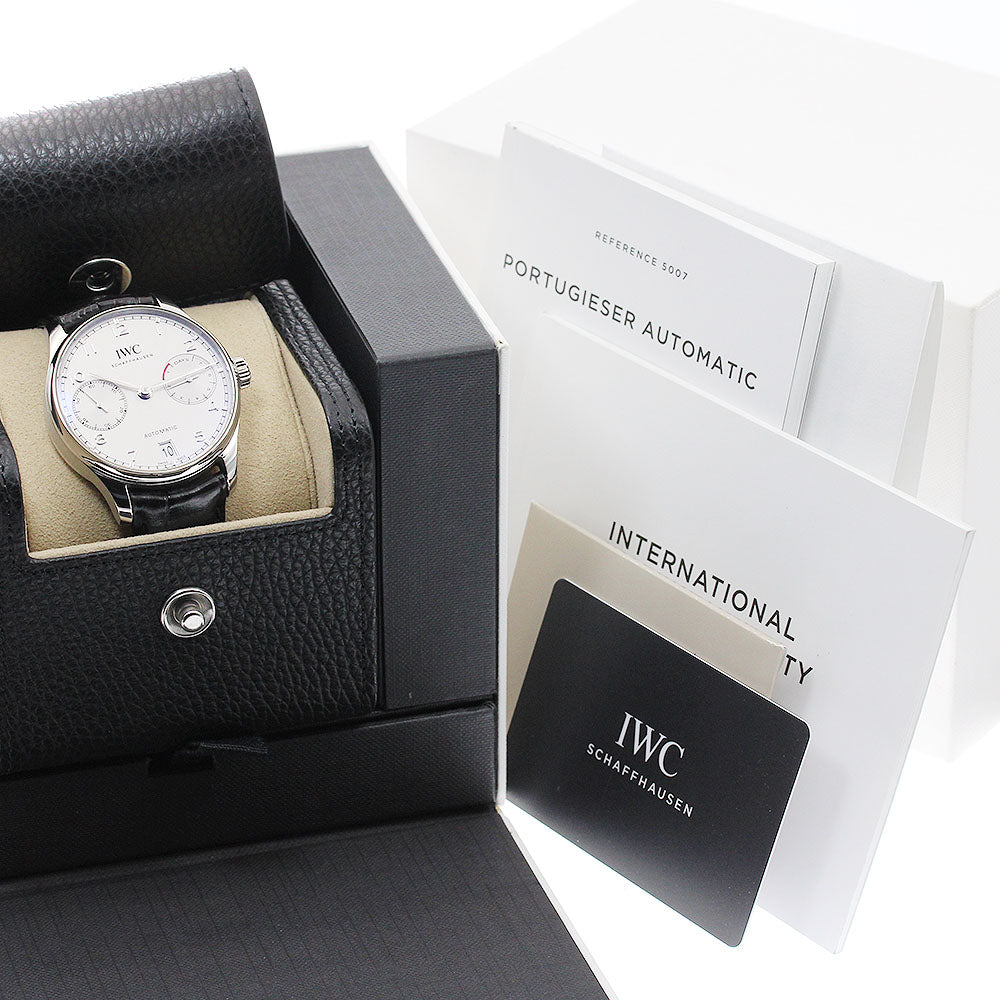 IWC SCHAFFHAUSEN Portugieser Automatic IW500707 Limited to 55 bottles at the Ginza boutique Silver Dial Automatic Men's Watch_936167