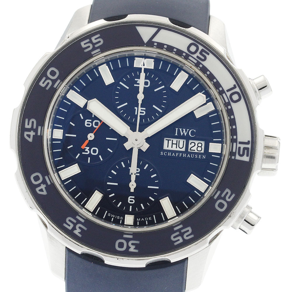 IWC SCHAFFHAUSEN Aqua timer IW376711 Day-Date Chronograph Automatic Men's_936199