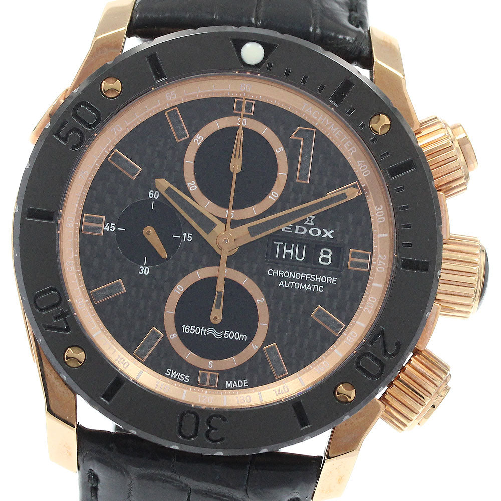 EDOX Chrono Offshore 1 01114 Day date black Dial Automatic Men's Watch_936214