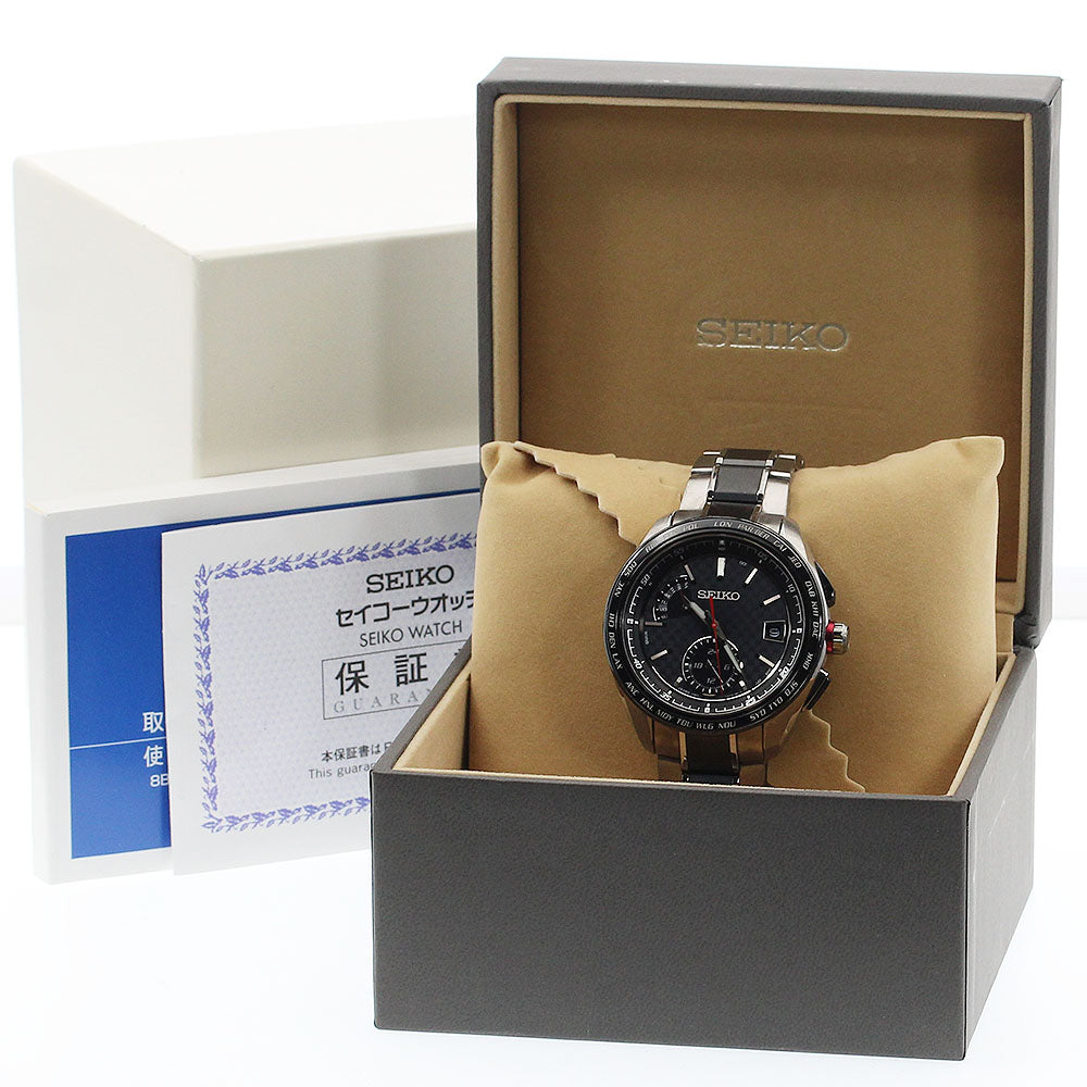SEIKO Brights SAGA259/8B63-0AN0 Day date Solar Powered Radio Men's Watch_936215