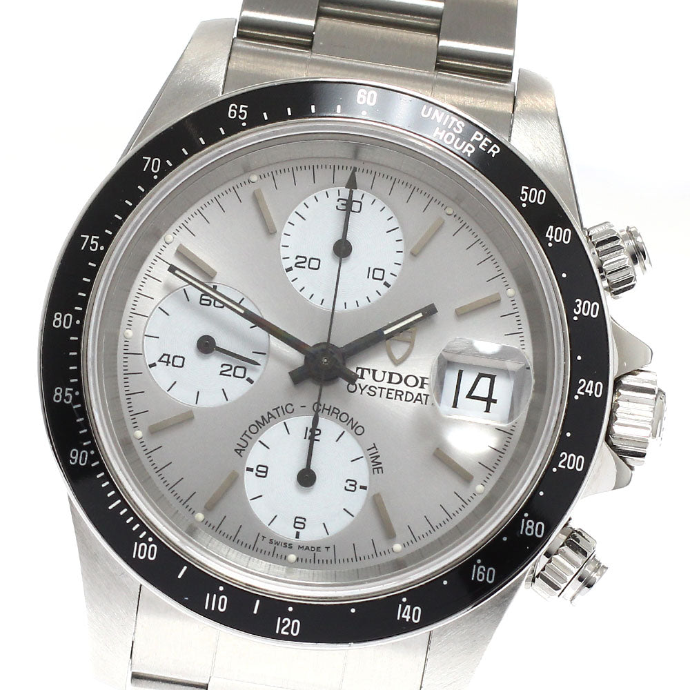 TUDOR Oyster Date Chronotime 79260 White / Silver Dial Automatic Men's_936232