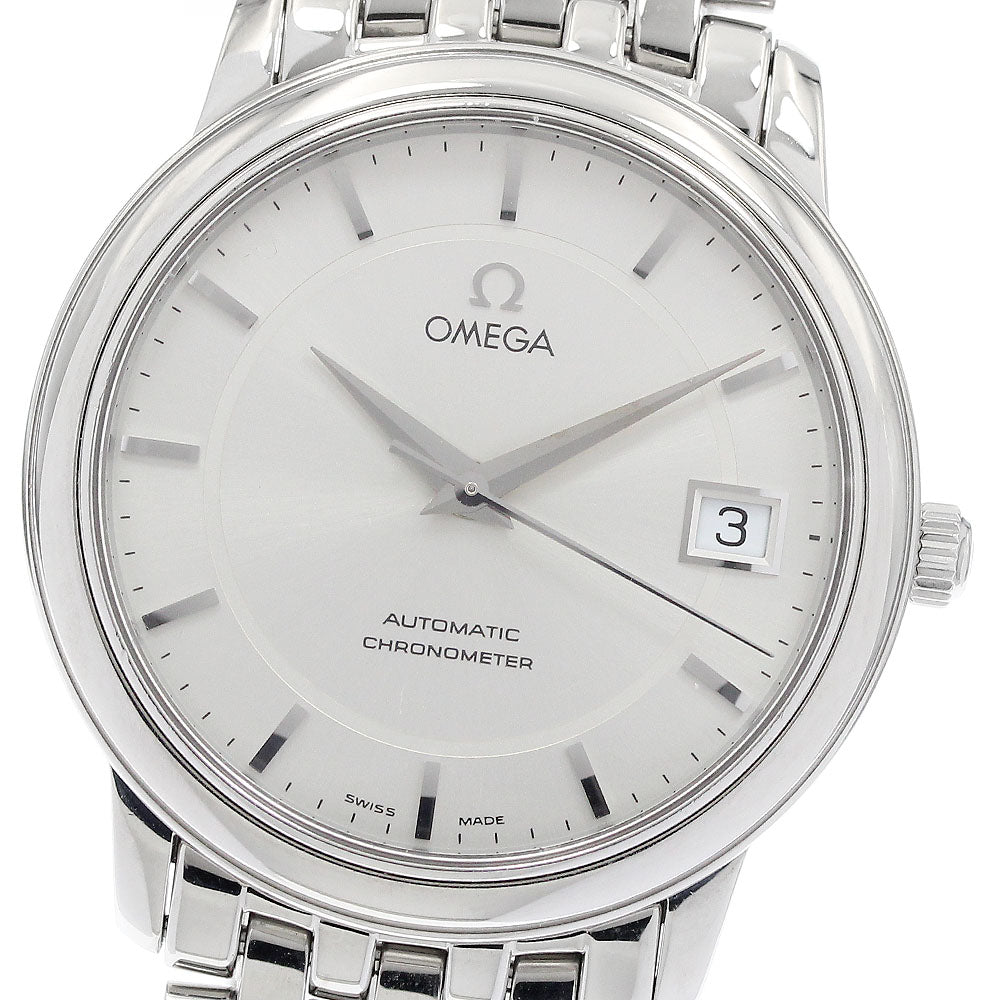 OMEGA De Ville Prestige 4500.31 Date Silver Dial Automatic Men's Watch_936285
