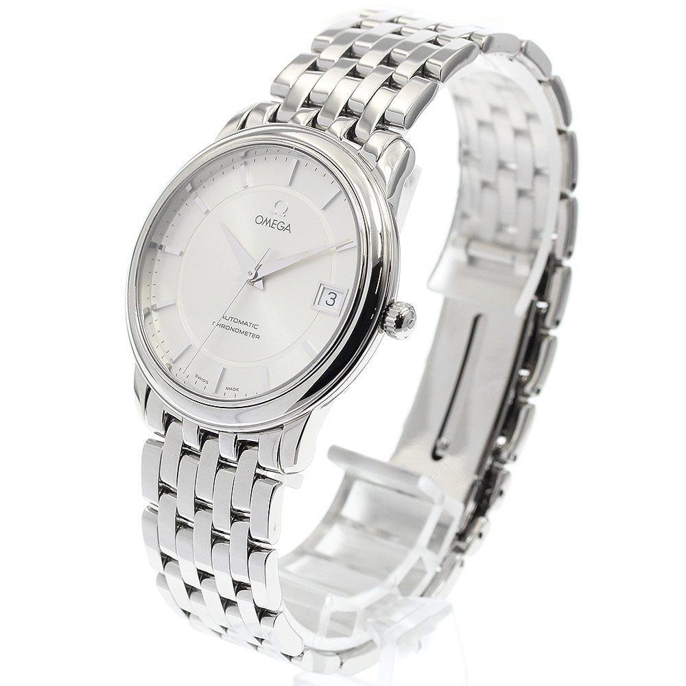 OMEGA De Ville Prestige 4500.31 Date Silver Dial Automatic Men's Watch_936285