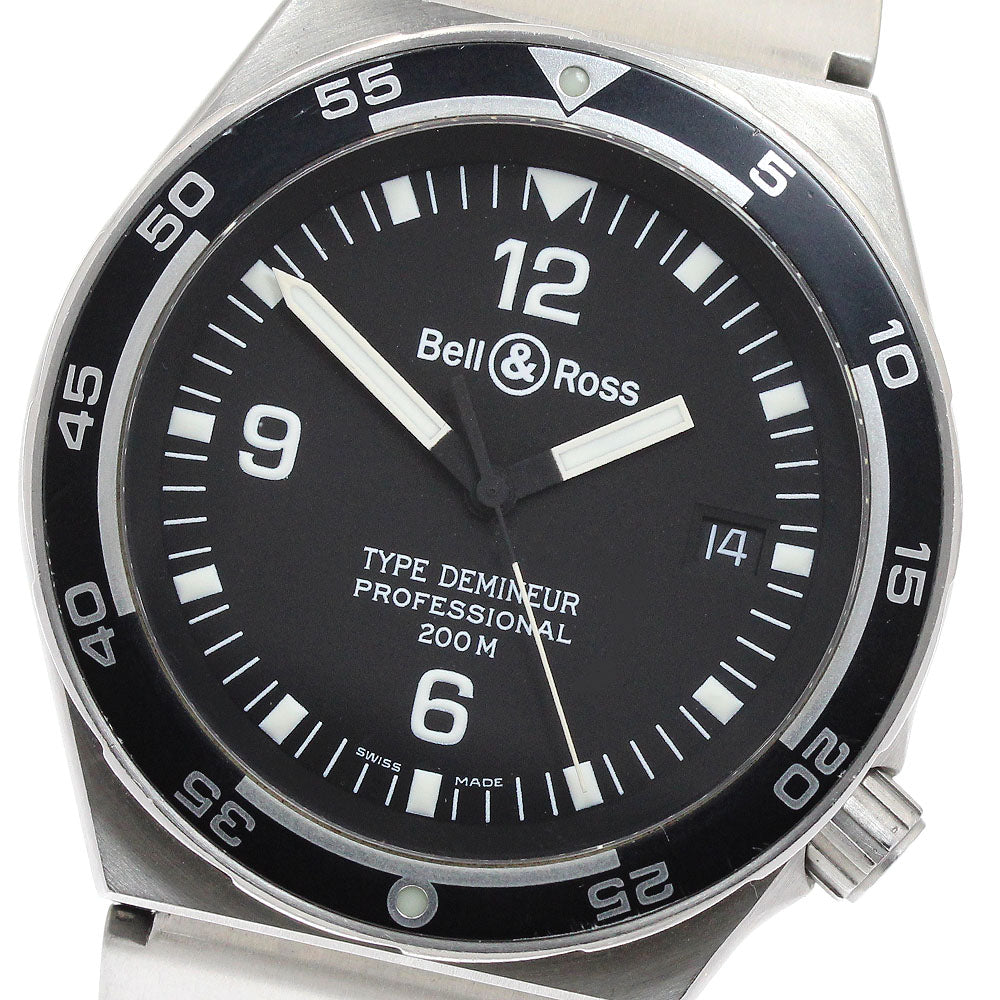 Bell＆Ross Type deminer DEMINEUR-B Date black Dial Quartz Men's Watch_936309