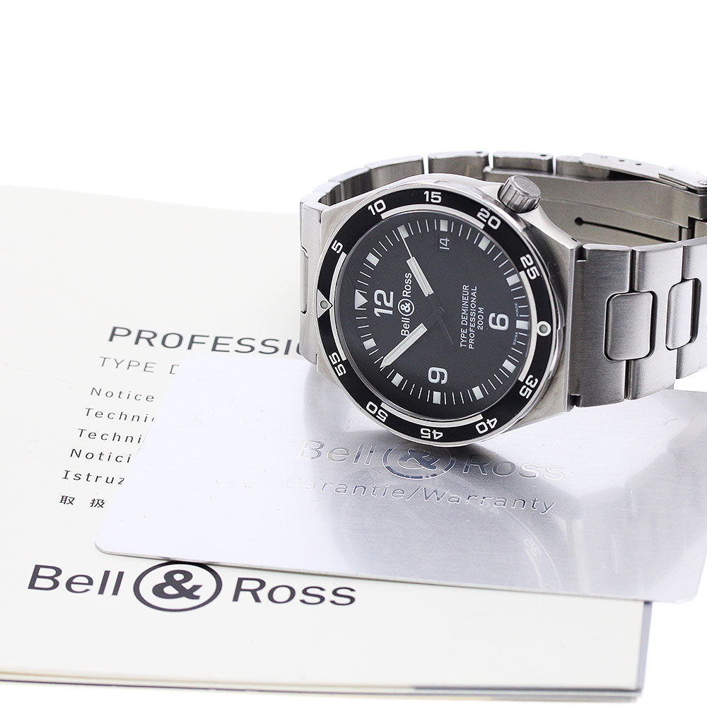 Bell＆Ross Type deminer DEMINEUR-B Date black Dial Quartz Men's Watch_936309