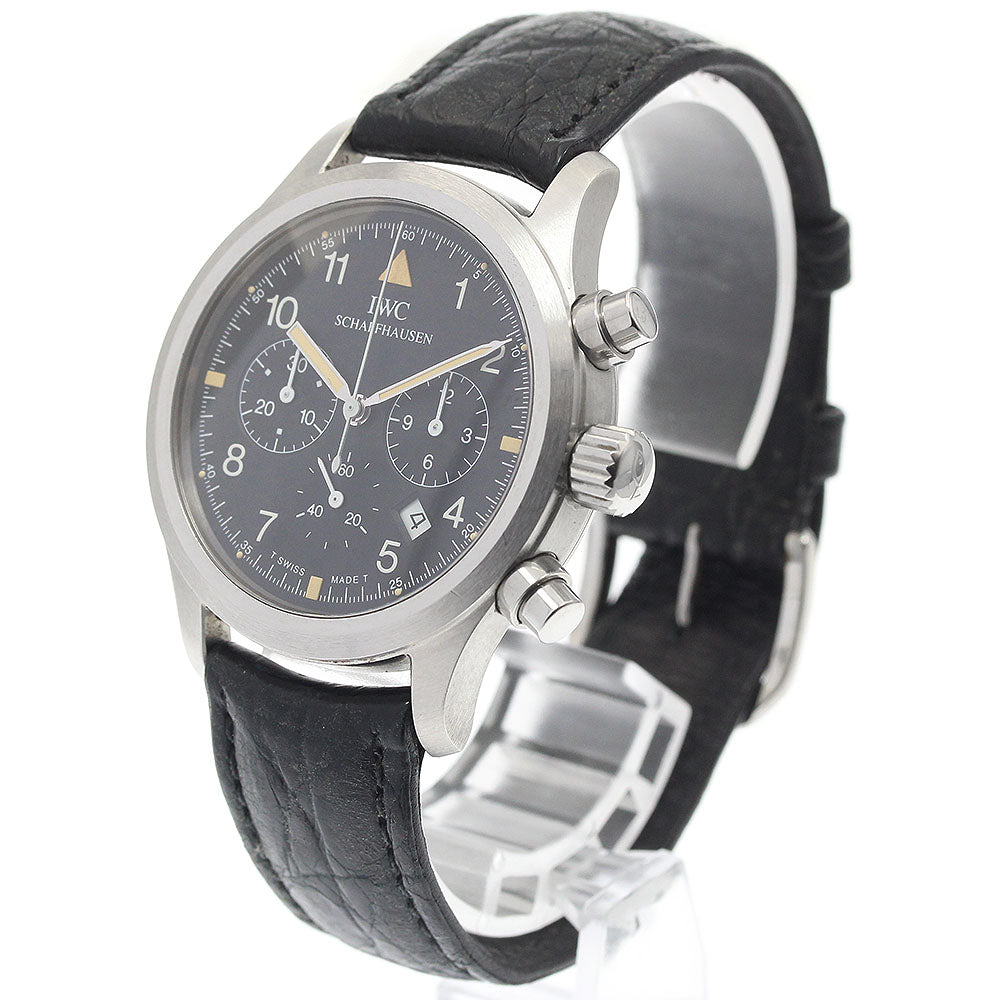 IWC SCHAFFHAUSEN Freeger IW374101 Chronograph black Dial Quartz Men's_936310