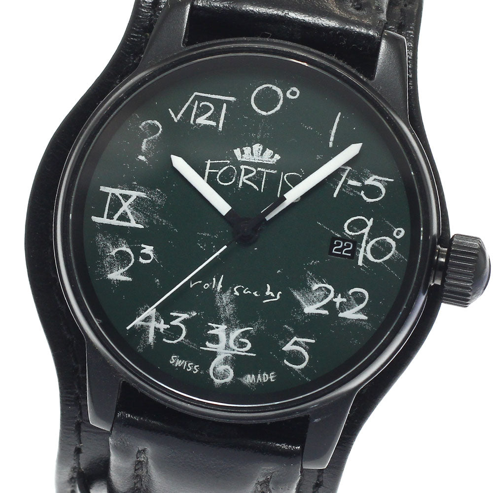 FORTIS IQ watch 596.18.61IQ Date limited 999 green Dial Automatic Men's Watch_936320