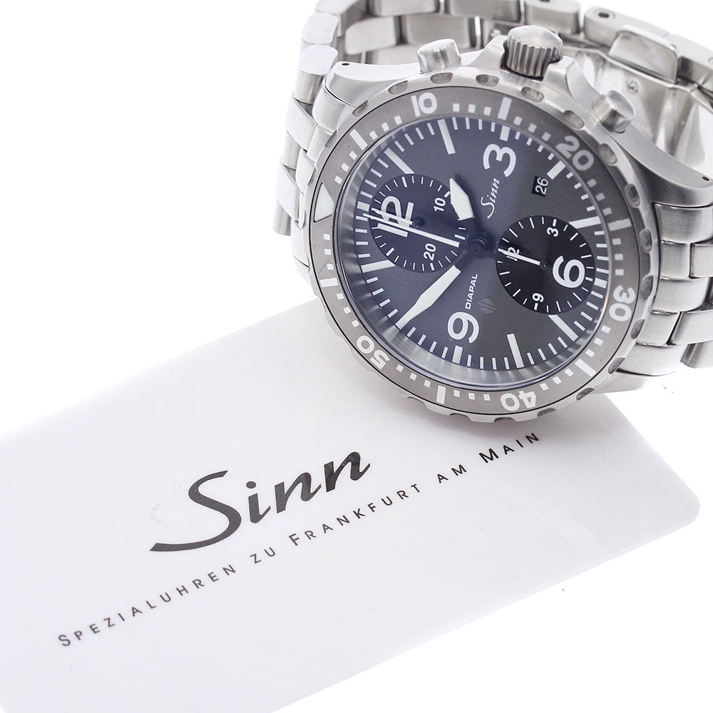 Sinn 757.UTC.DIAPAL Chronograph Gray / Black Dial Automatic Men's Watch_936340